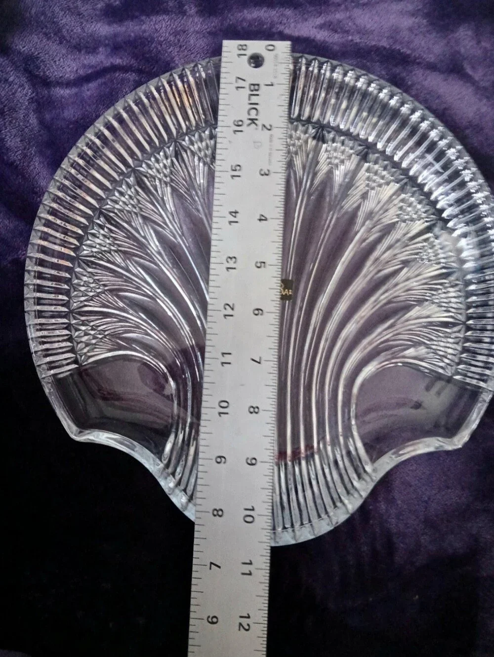 Vintage Studio Nova Glass Serving Dish. Like new.
